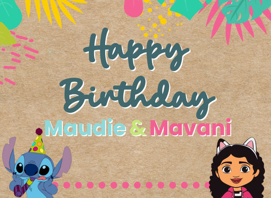 Custom Hand-Painted Banner - Birthday