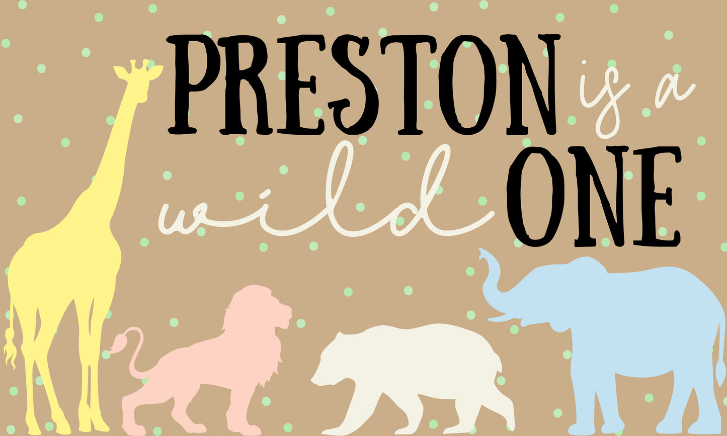 Custom Hand-Painted Banner - Birthday