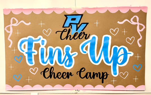 Custom Hand-Painted Banner