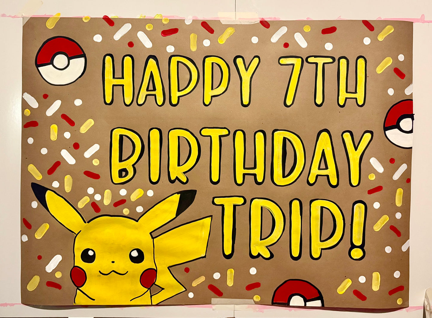 Custom Hand-Painted Banner