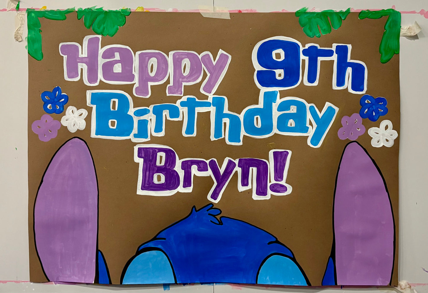 Custom Hand-Painted Banner