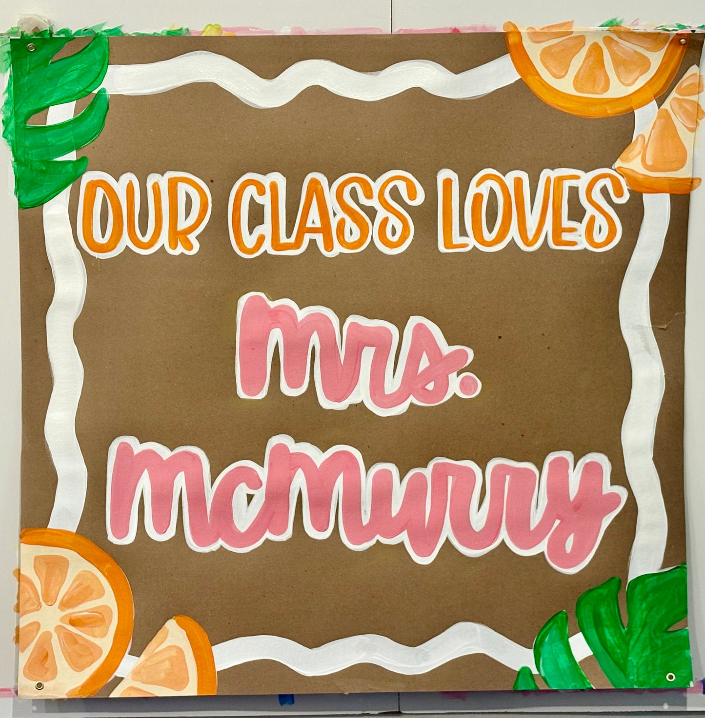 Custom Hand-Painted Banner