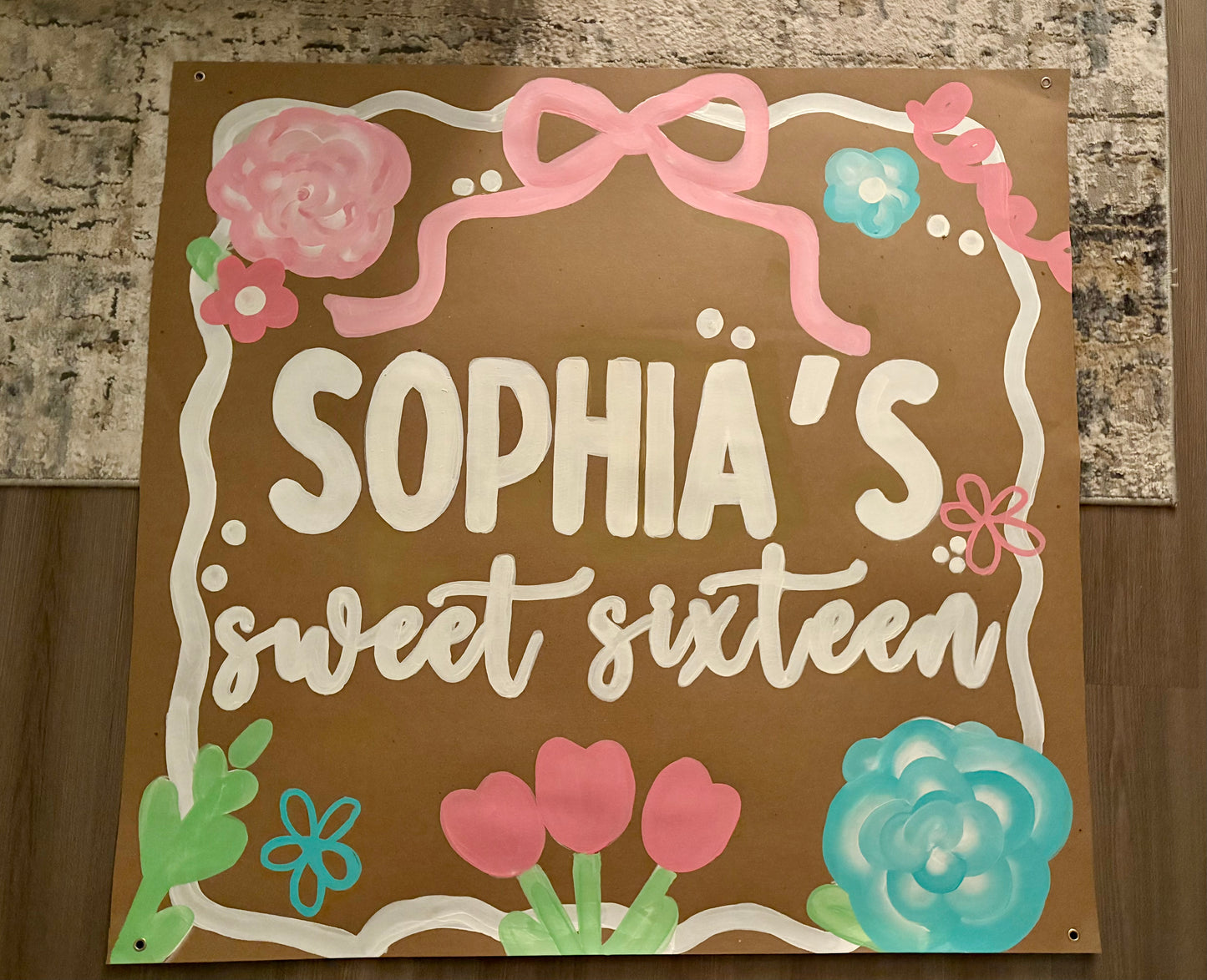 Custom Hand-Painted Banner