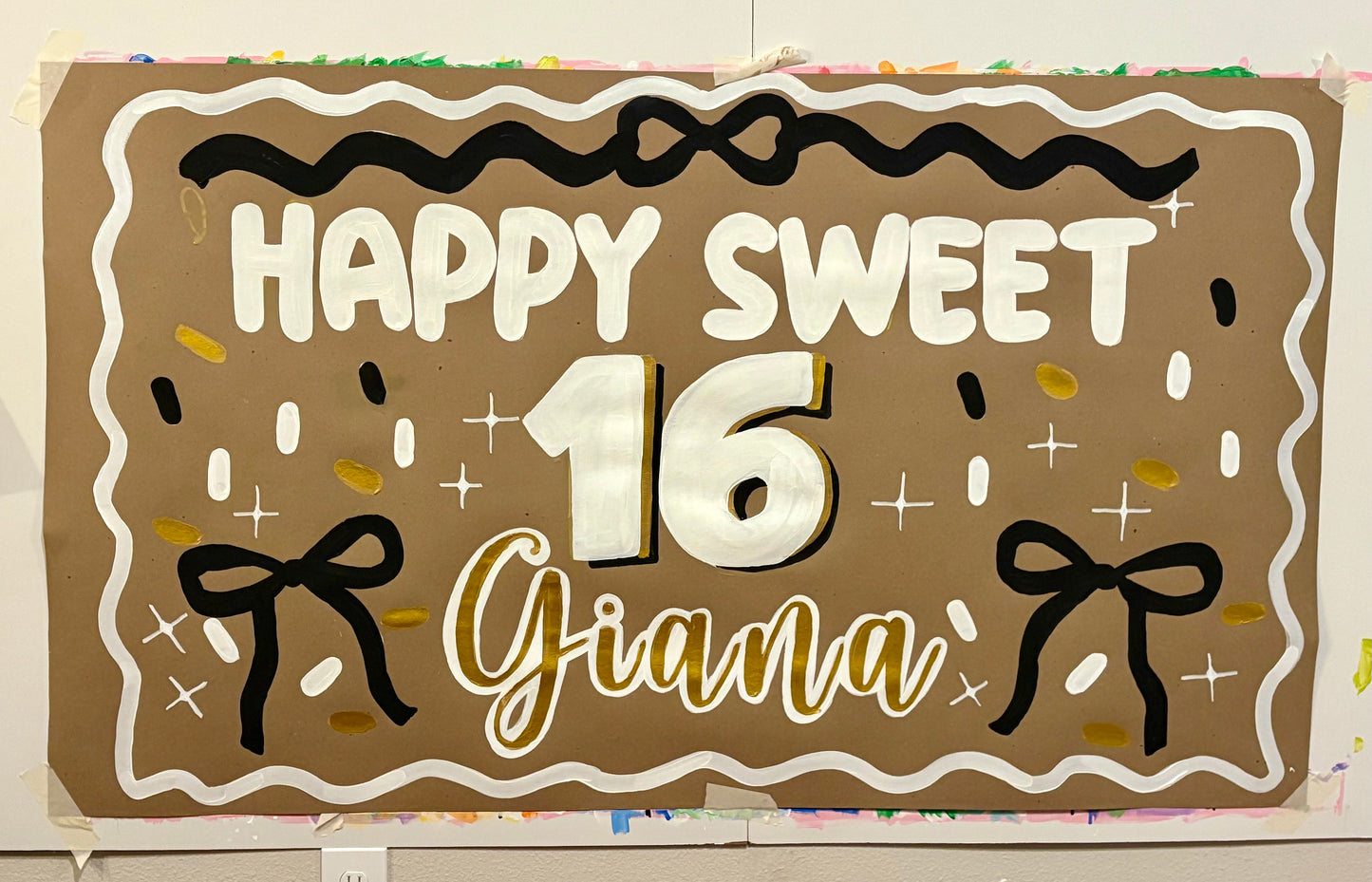 Custom Hand-Painted Banner