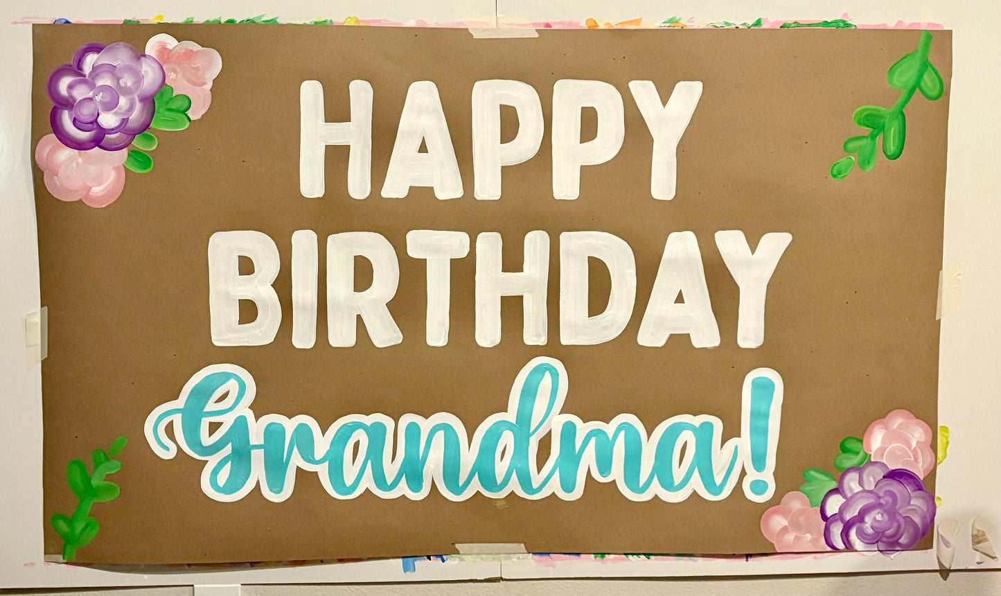 Custom Hand-Painted Banner